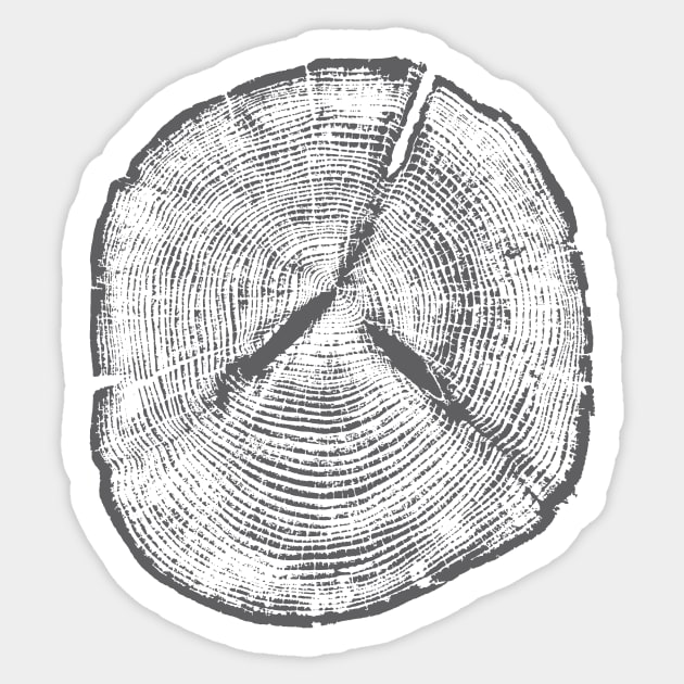 TREE TRUNK Sticker by azified